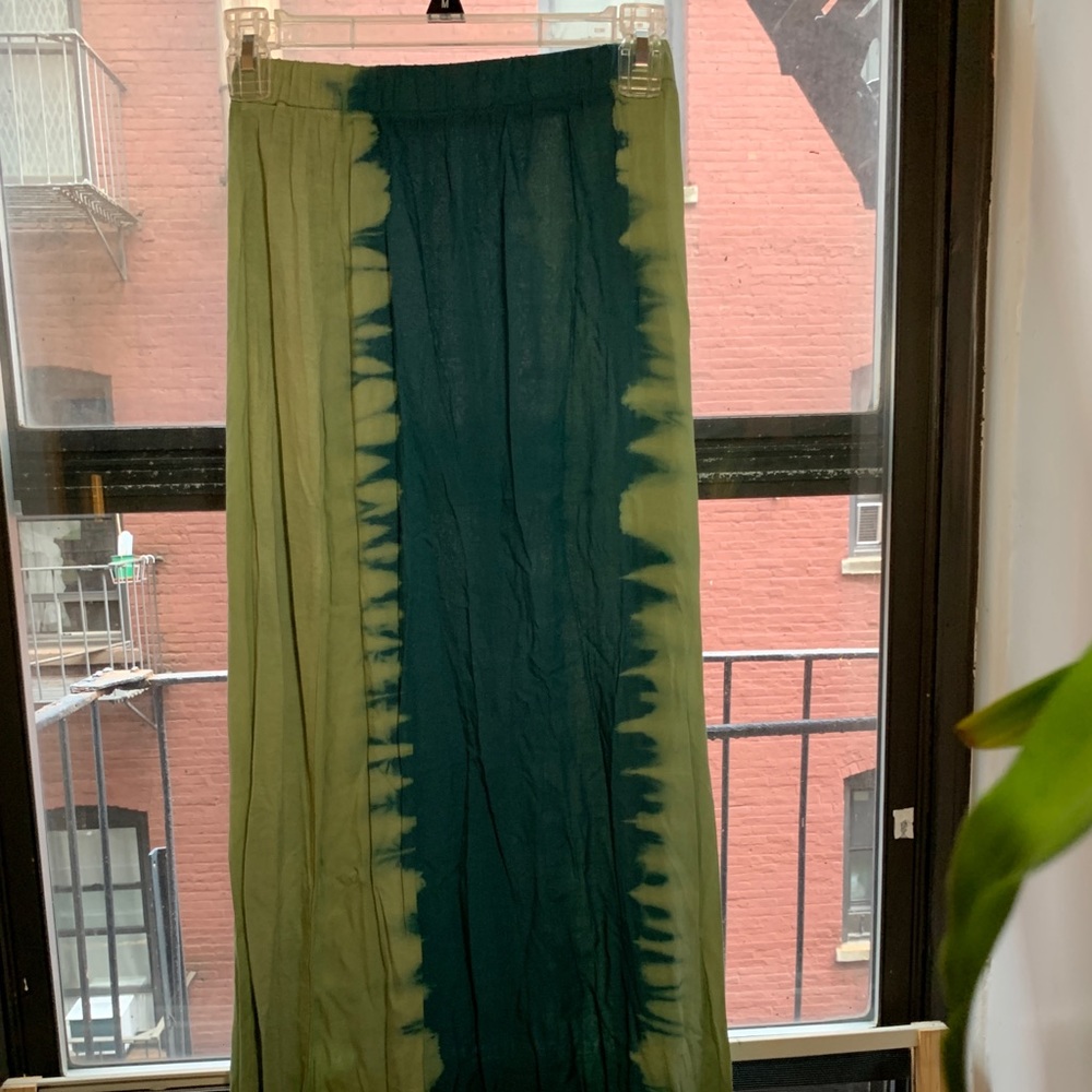Boho Tie Dye Maxi Skirt